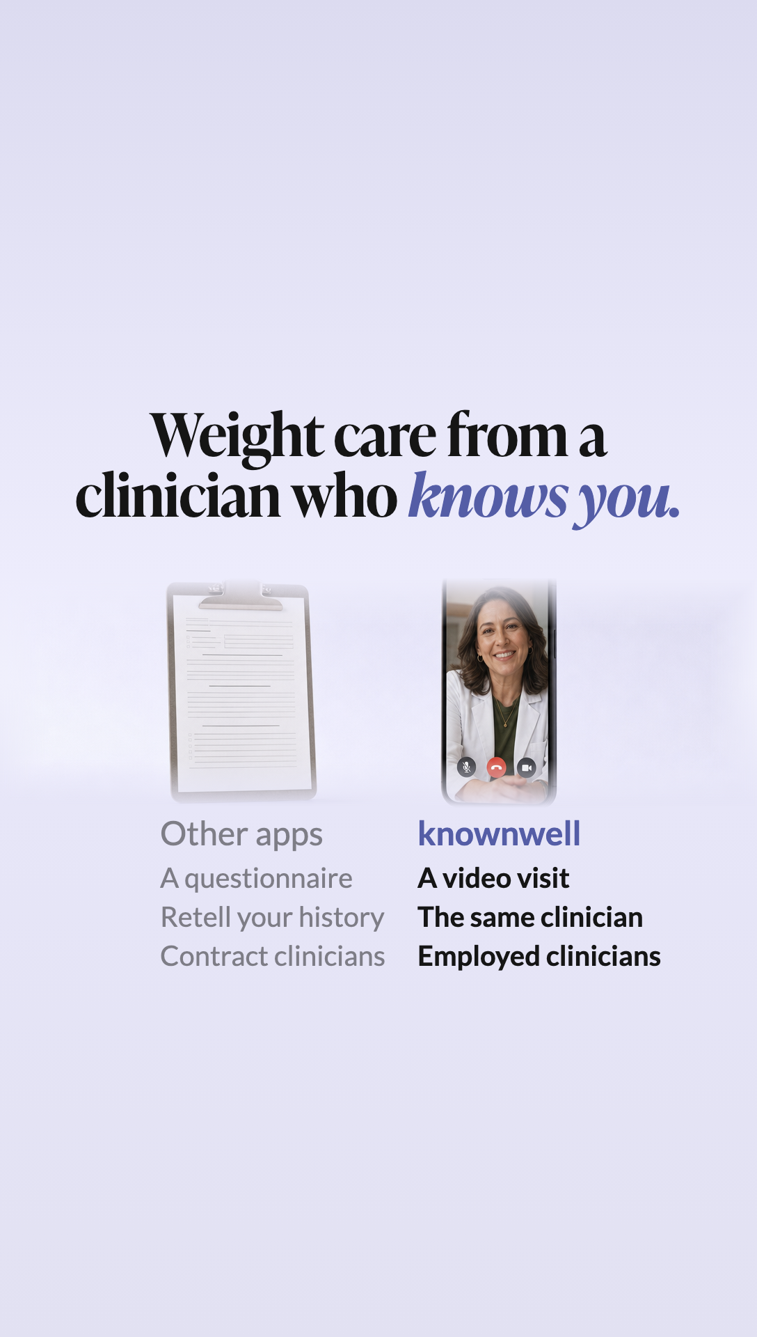 03. Weight care from a clinician who knows you.